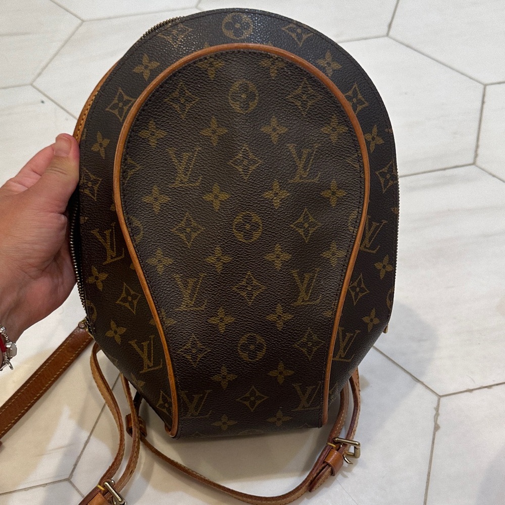 Louis Vuitton Brown and Tan Monogram Bag